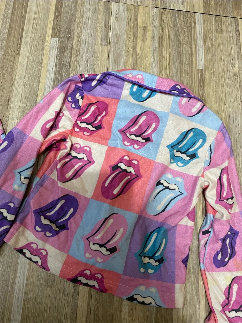 THE ROLLING STONES 2 piece pajama set size kids girls extra small 4/5